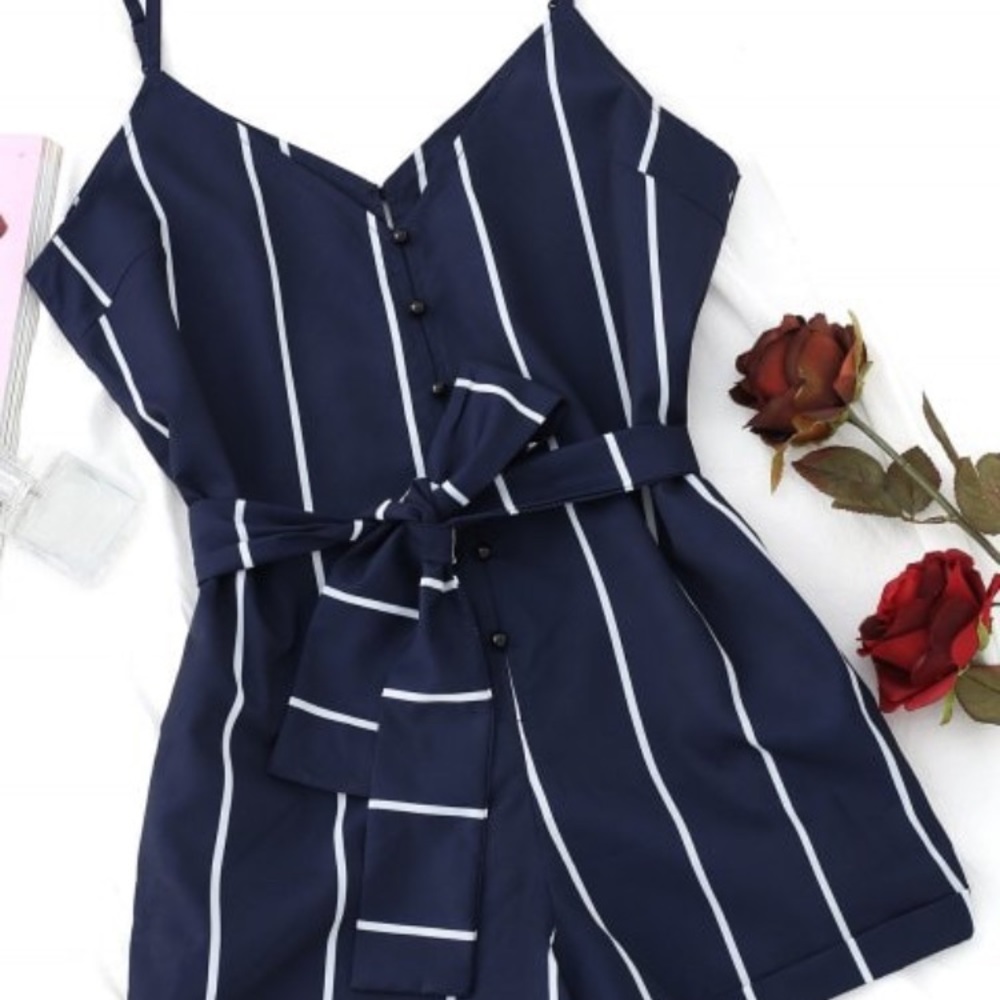 Cute blue romper